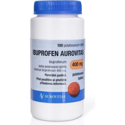 Ibuprofen Aurovitas 400mg 100 potahovaných tablet